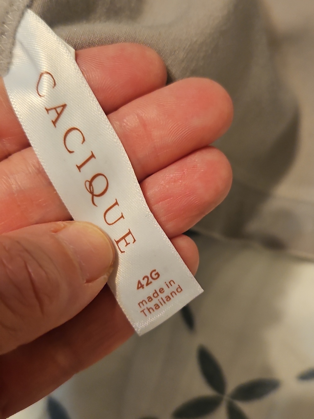 Cacique Floral Bra 42G - Picture 4 of 4